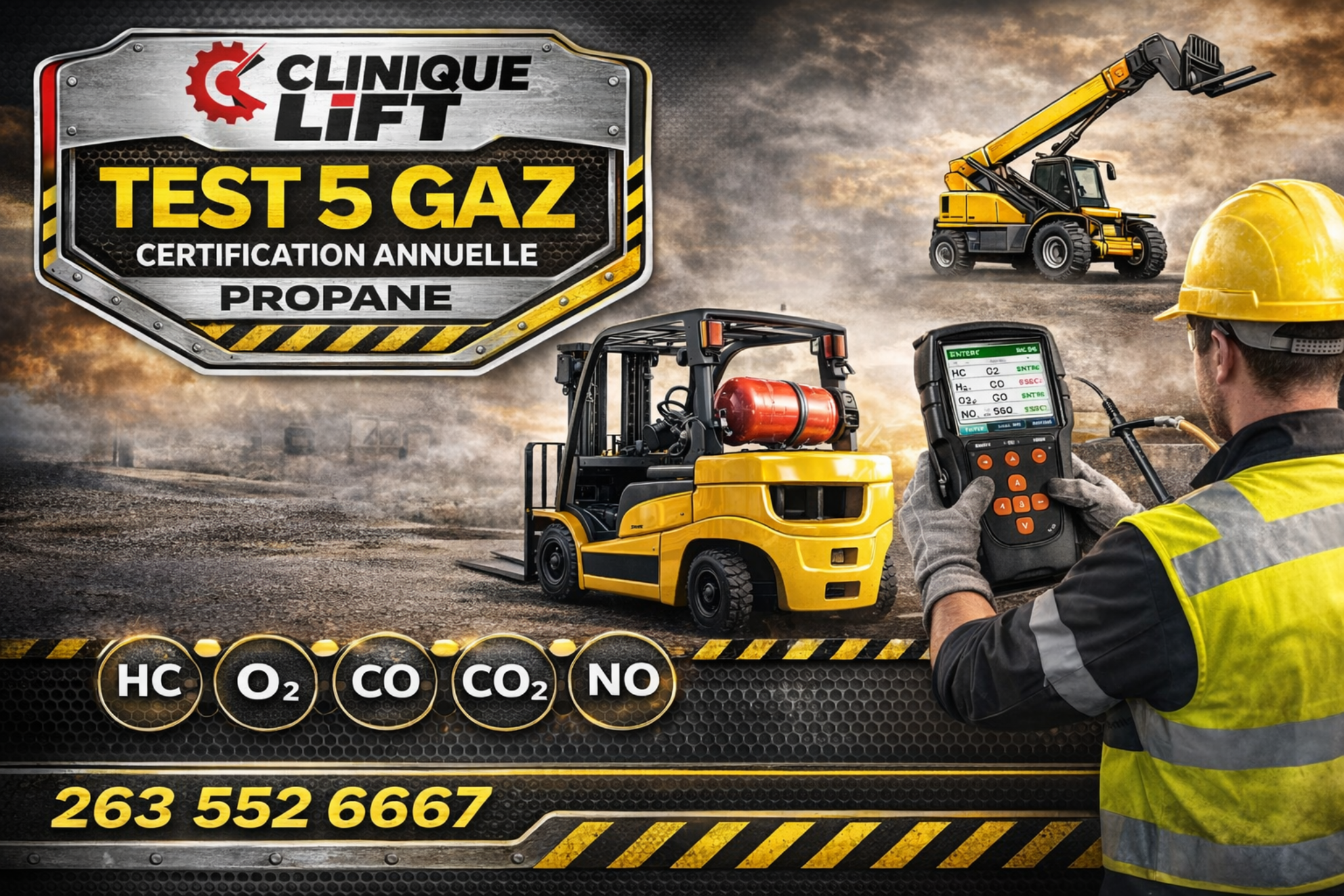 Test 5 Gaz – Certification annuelle